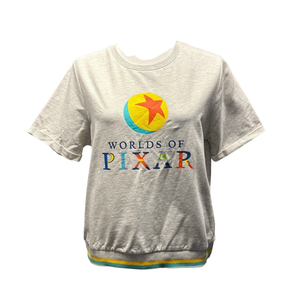 Disney Parks Worlds of Pixar‎ Graphic Tee Sweatshirt Size Medium Toy Story NWT